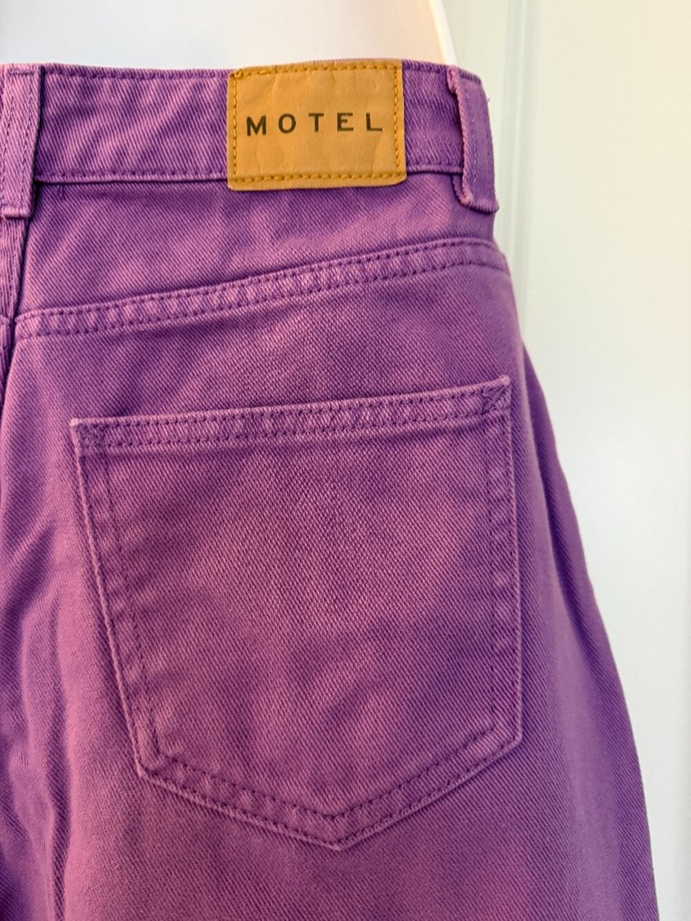 Motel Rocks Parallel Jeans Purple - XS/33L